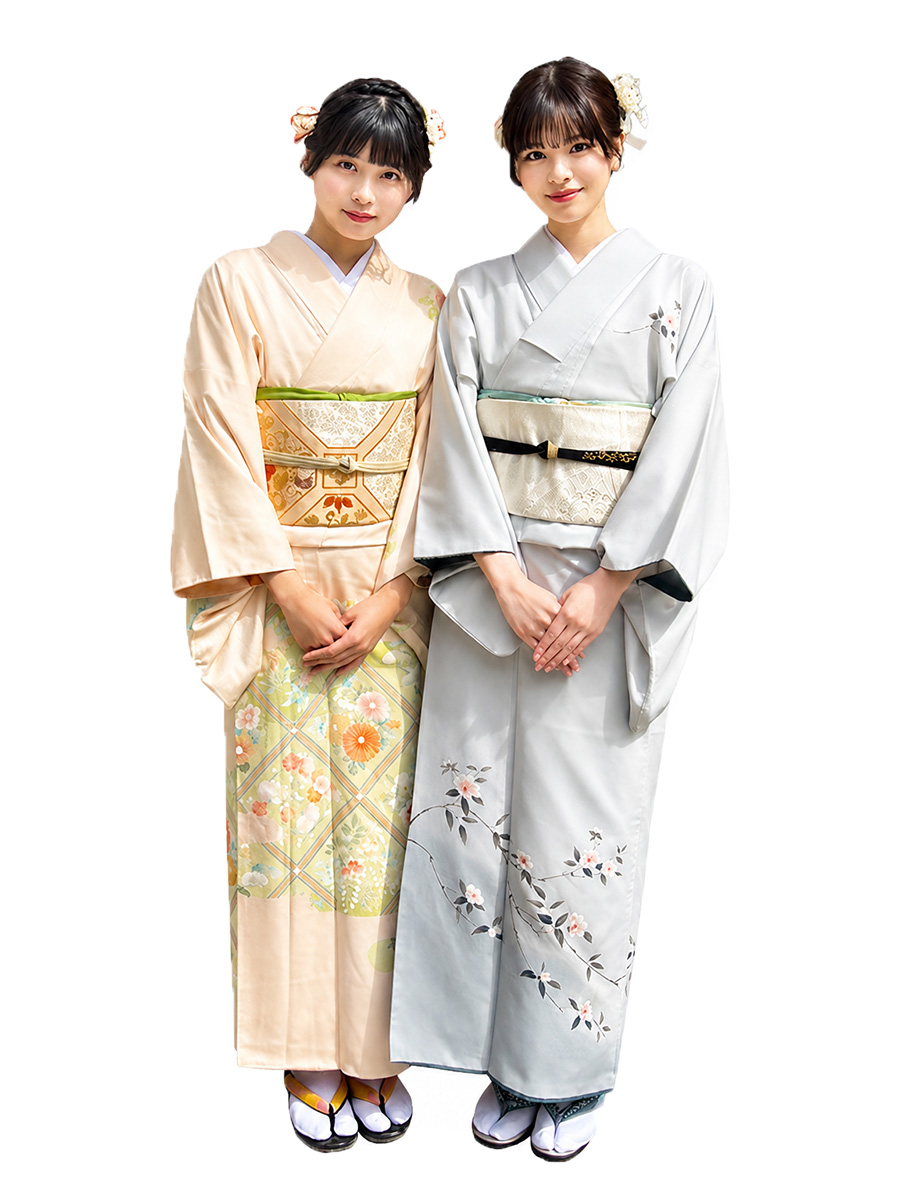 着物姿の女性スタッフ